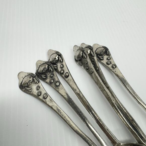 Lot Of 11 Gumbo Spoons Handmade Basic Spirit Canada Crab Seafood 2004 RARE - Picture 7 of 11